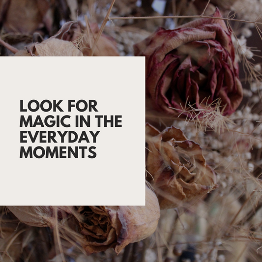Look for magic in the everyday moments