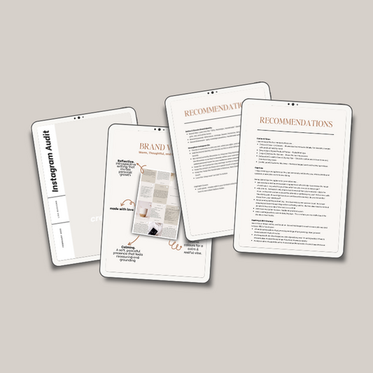 Glow-Up Instagram AUDIT