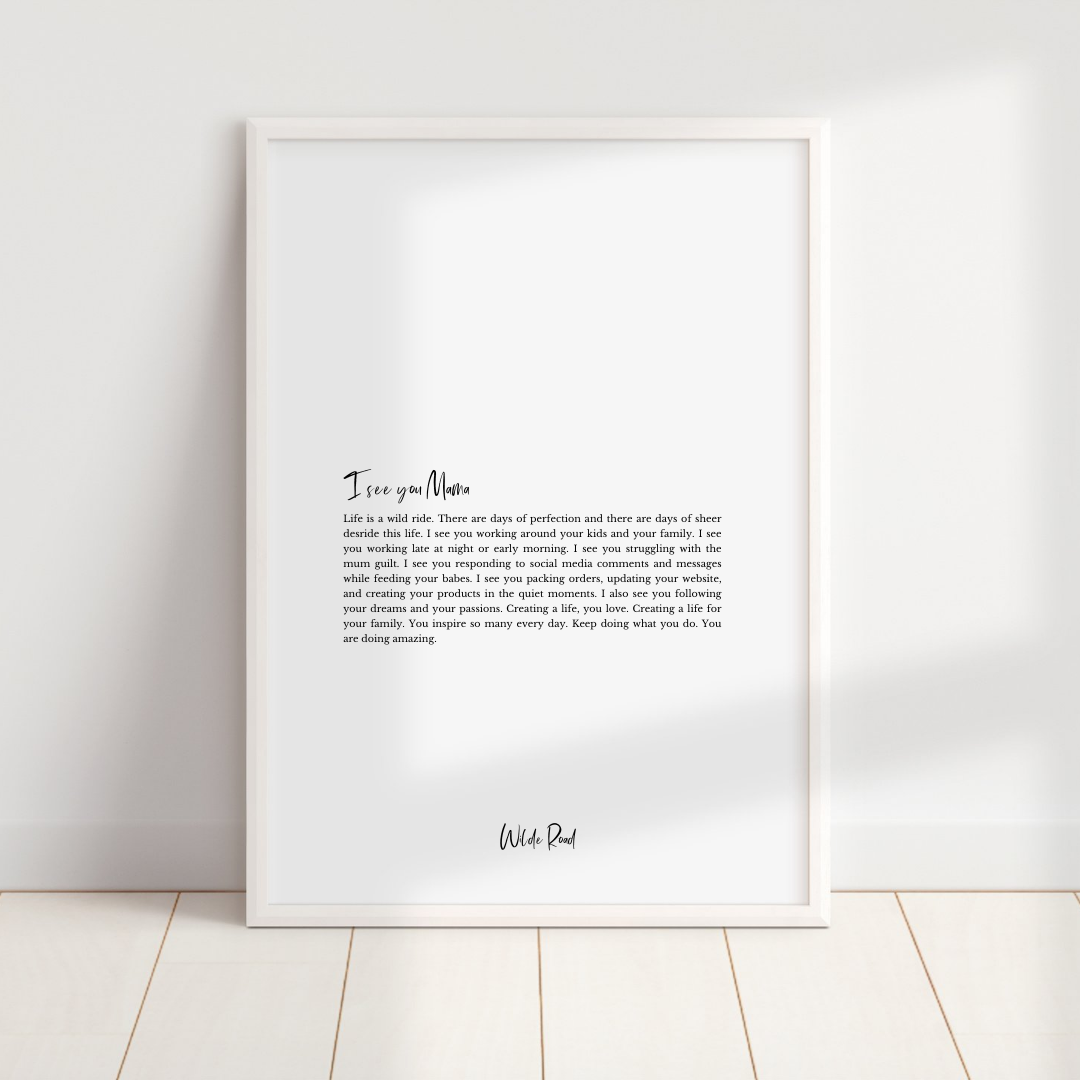 'I see you mama' Print - Lisa Buscomb