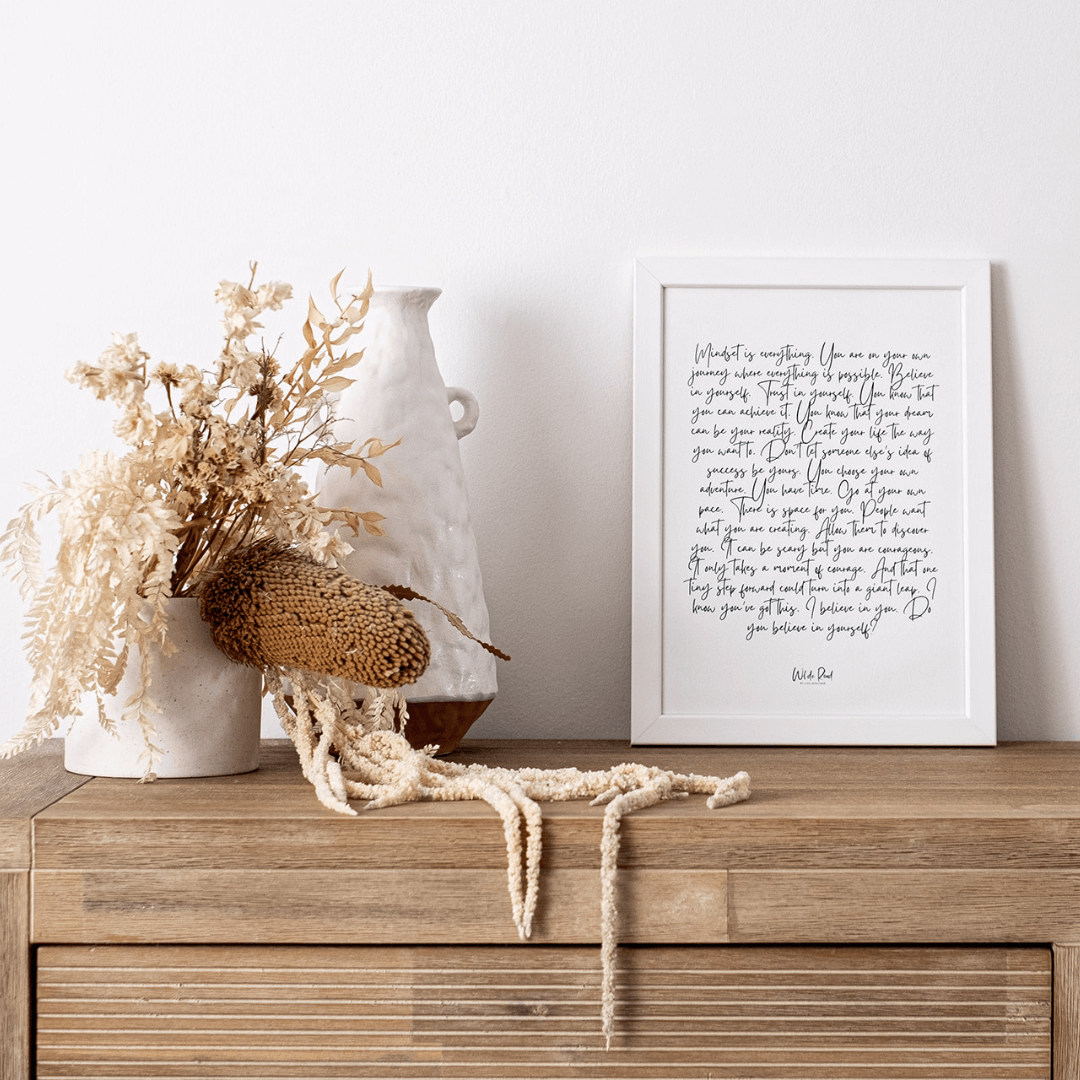 'Mindset is everything' Print - Lisa Buscomb