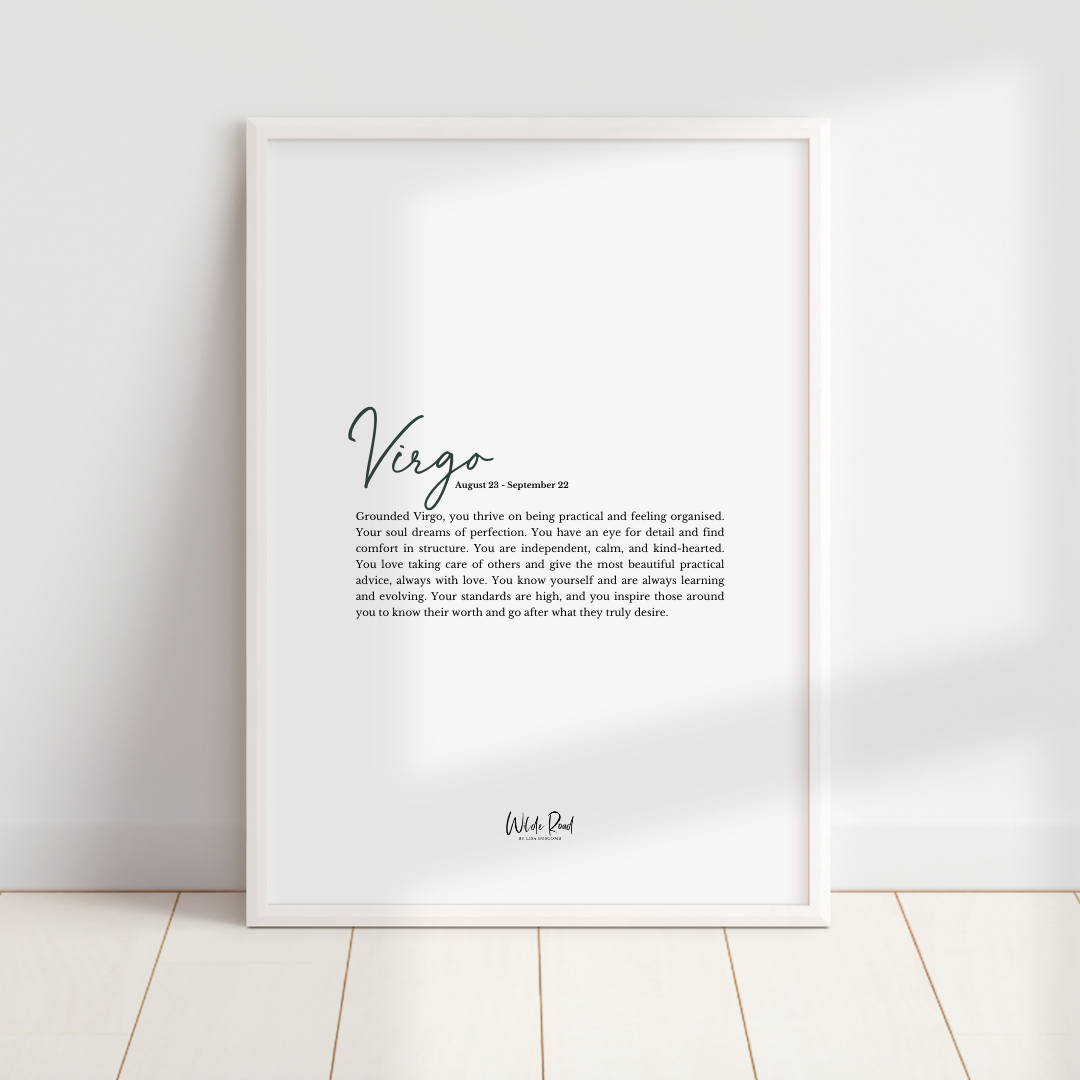 'Virgo' The Zodiac Collection digital printable - Lisa Buscomb