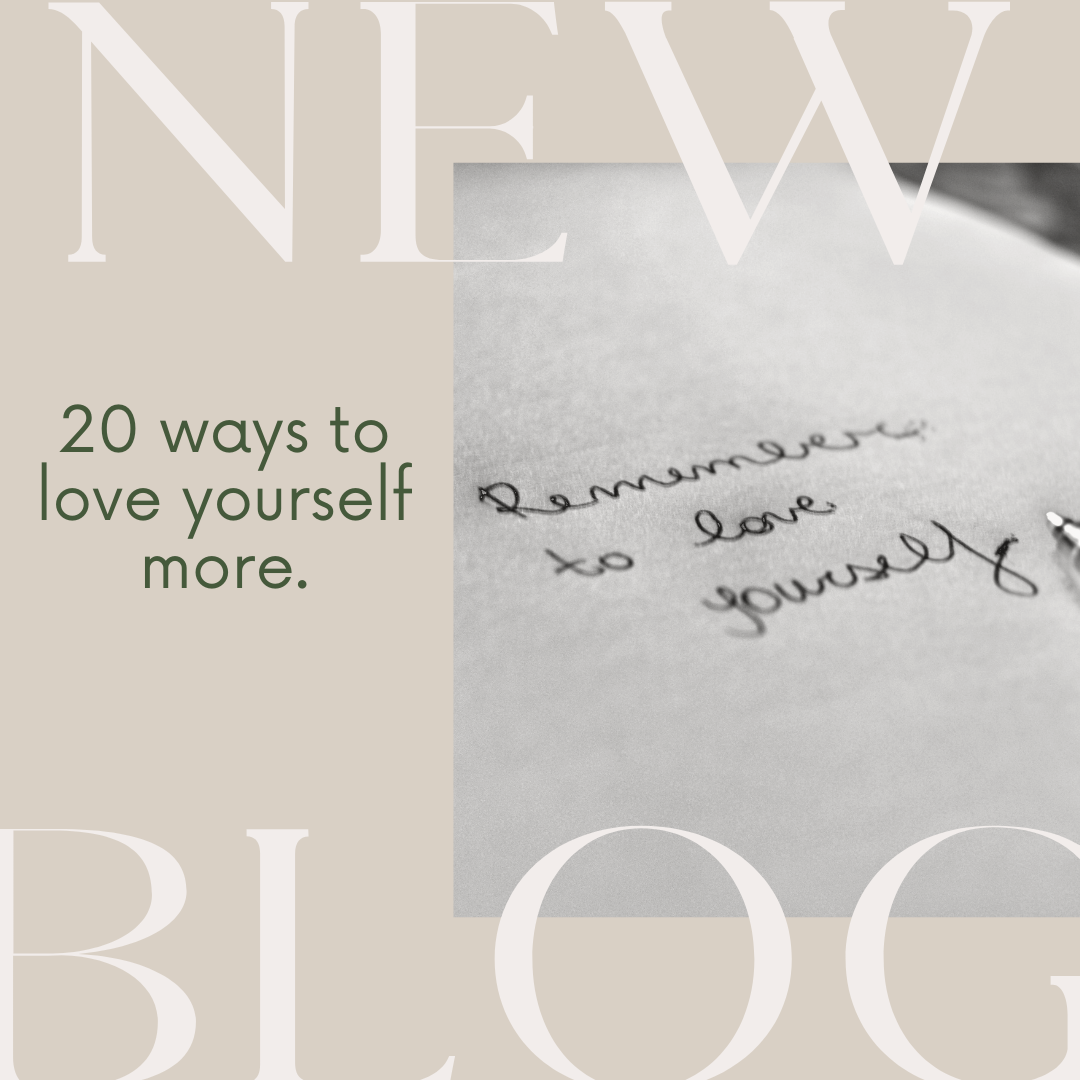20 ways to love yourself more.