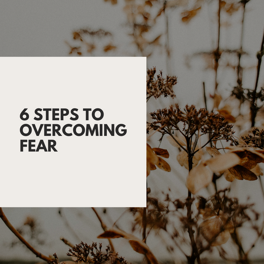 6 steps to overcoming FEAR.