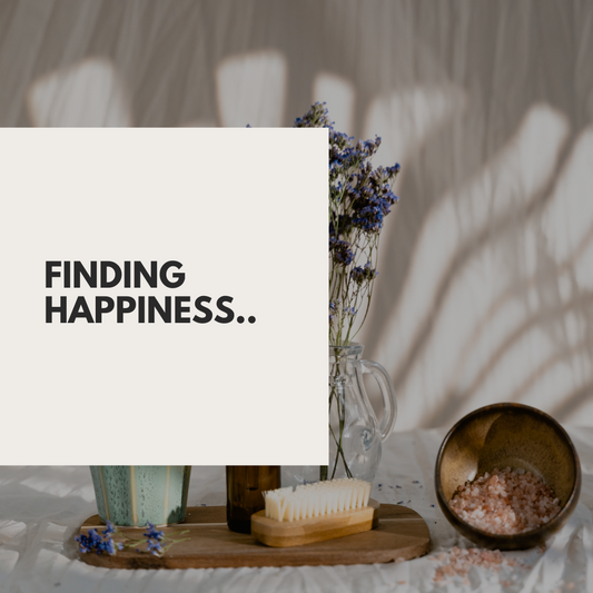 Finding happiness...