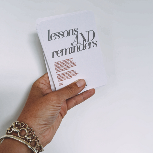 Lessons & Reminders Card Set