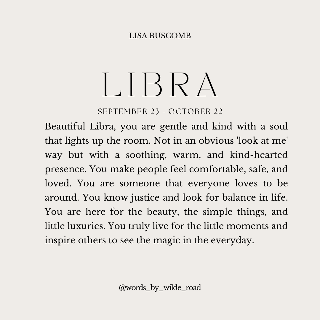 'Libra' The Zodiac Collection digital printable