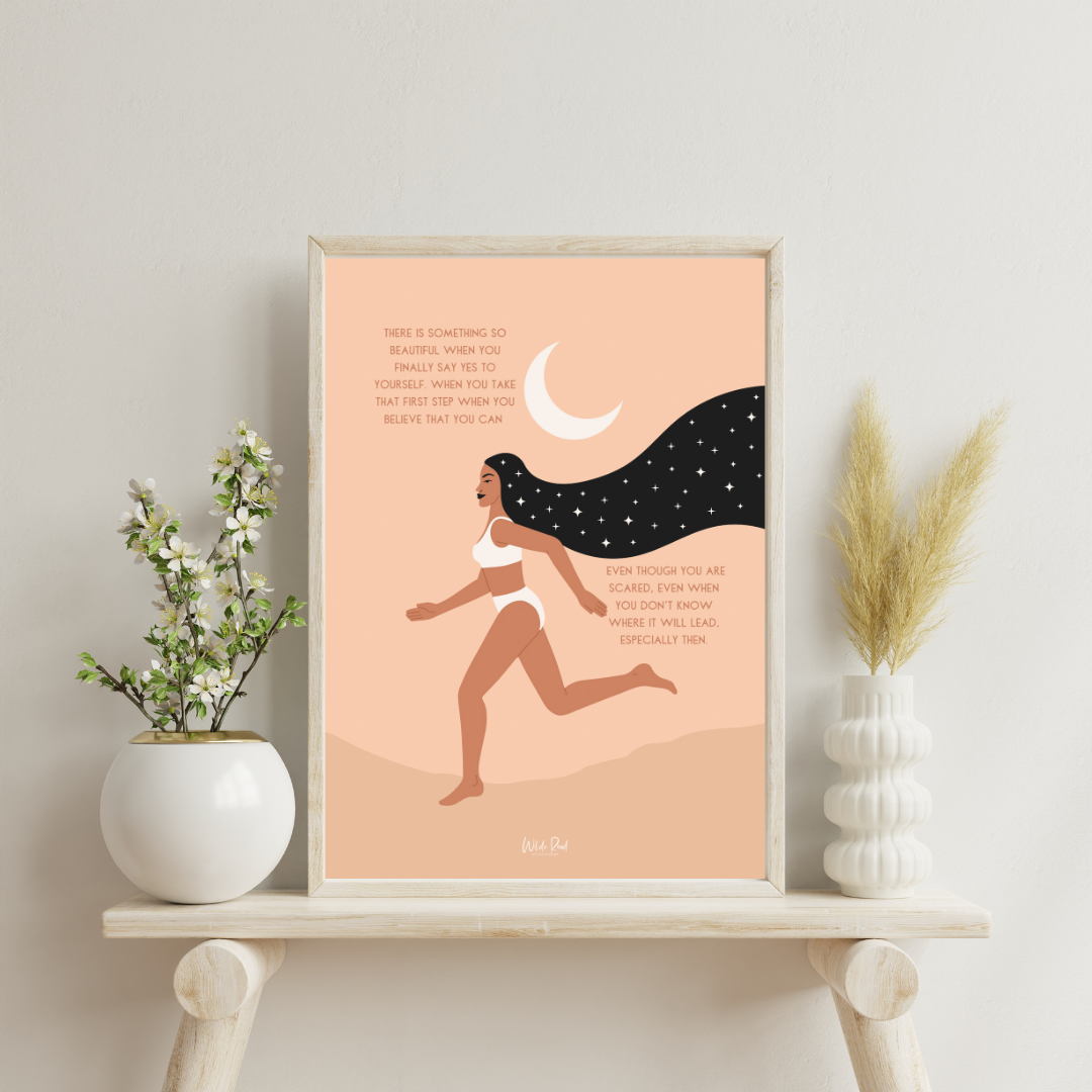 'There Is Something' Boho Print