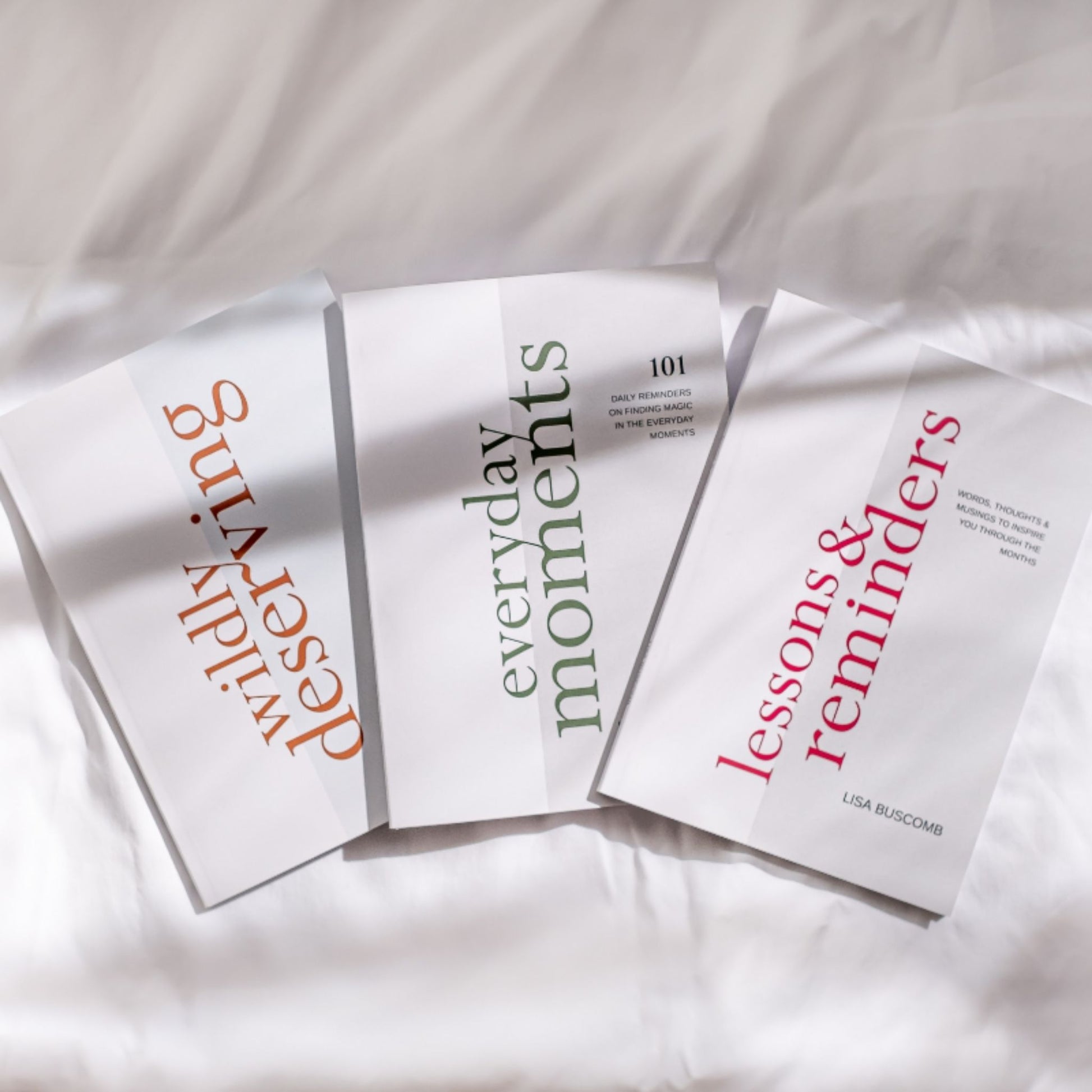 Three-Book Poetry & Inspiration Bundle by Lisa Buscomb - Self-Love & Mindfulness