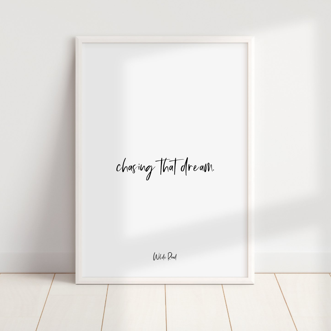 'Chasing that dream' Print - Lisa Buscomb 