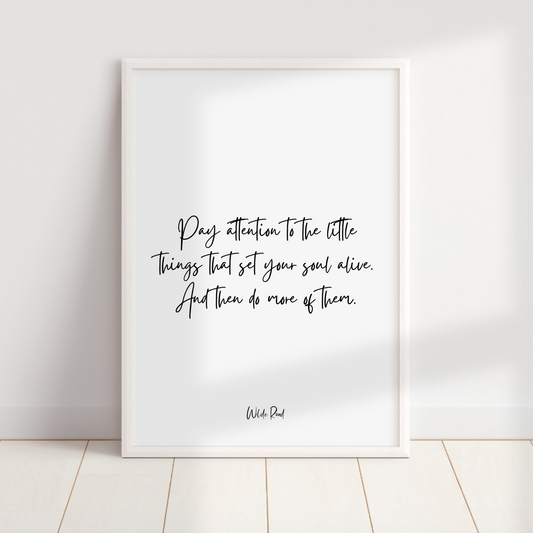 'Pay attention' Print