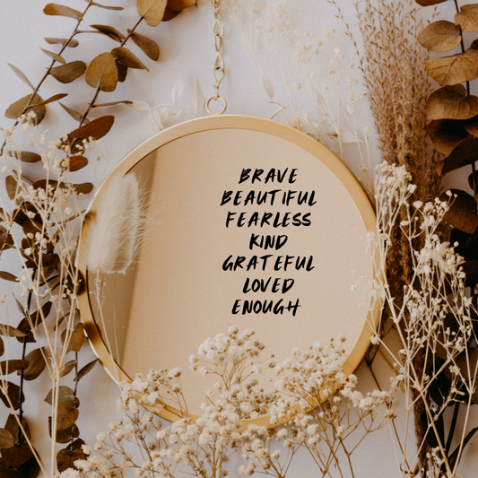 Affirmation Mirror Decals